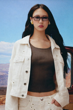 Load image into Gallery viewer, JAQUETA SARJA OVER BORDADO
