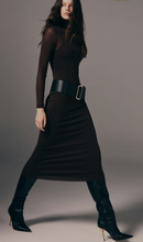 Load image into Gallery viewer, VESTIDO DE TULE COM BRILHO MIDI
