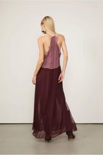 Load image into Gallery viewer, VESTIDO MIDI CHIFFON TRICOLOR
