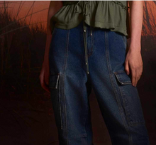 Load image into Gallery viewer, CALÇA JEANS CARGO BARRA COM REGULADOR (PANT)
