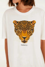 Load image into Gallery viewer, T-SHIRT MEDIA ONCA ESMERALDA OFF WHITE
