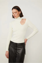 Load image into Gallery viewer, BLUSA MANGA LONGA RECORTE OMBRO TRICOT
