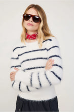 Load image into Gallery viewer, BLUSA DE TRICOT DE PELINHO LISTRAS FINAS
