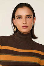 Load image into Gallery viewer, BLUSA COLORIDO STRIPES TRICOT LUREX

