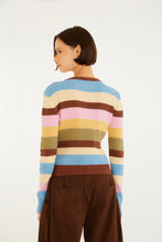 Load image into Gallery viewer, CARDIGAN TRICOT LISTRADO
