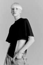 Load image into Gallery viewer, BLUSA CROPPED RECORTE TRANSPASSADO (NARANJA)
