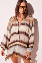 Load image into Gallery viewer, CHEMISE CURTO LISTRADO TIE DYE
