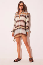 Load image into Gallery viewer, CHEMISE CURTO LISTRADO TIE DYE
