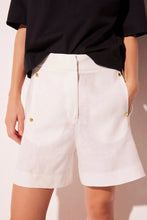 Load image into Gallery viewer, SHORT CINTURA ALTA COLINAS OFF WHITE
