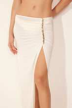 Load image into Gallery viewer, LONG SKIRT WITH ANCHOR CHAIN OFF-WHITE

