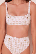 Load image into Gallery viewer, BIQUINI SUTIA ALCA E CALCINHA HOT PANTS TWEED DIA
