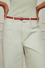 Load image into Gallery viewer, CINTO DE COURO METAL BALL COLOR VERMELHO
