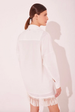 Load image into Gallery viewer, CAMISA MANGA LONGA CROCHE OFF WHITE
