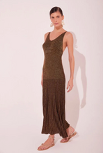 Load image into Gallery viewer, VESTIDO MIDI RELUZ DOURADO
