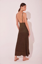 Load image into Gallery viewer, VESTIDO MIDI RELUZ DOURADO

