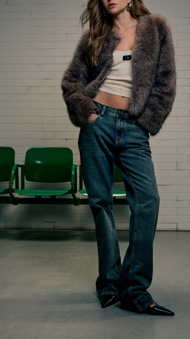 CALCA JEANS BOOT CUT DELAVE