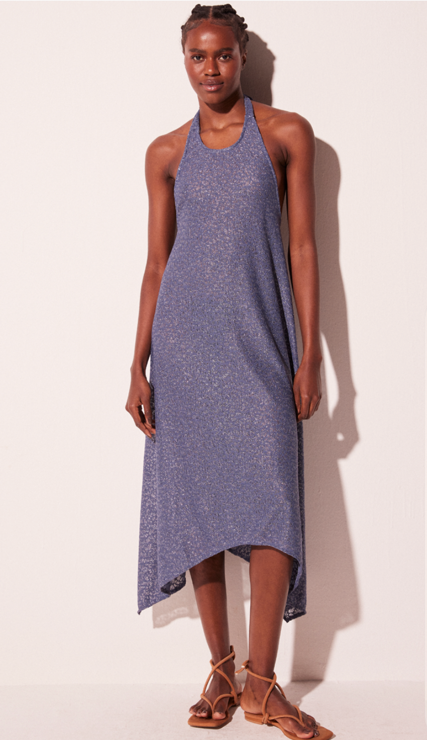 VESTIDO MIDI AZULI