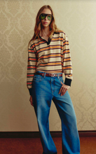 Load image into Gallery viewer, BLUSA POLO DE MALHA LISTRADA
