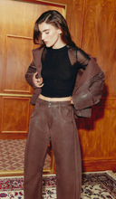 Load image into Gallery viewer, BLUSA DE TRICOT CANELADA TRANSPARENCIA
