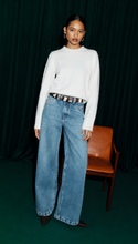 Load image into Gallery viewer, CALCA JEANS WIDE LEG MARMORIZADA
