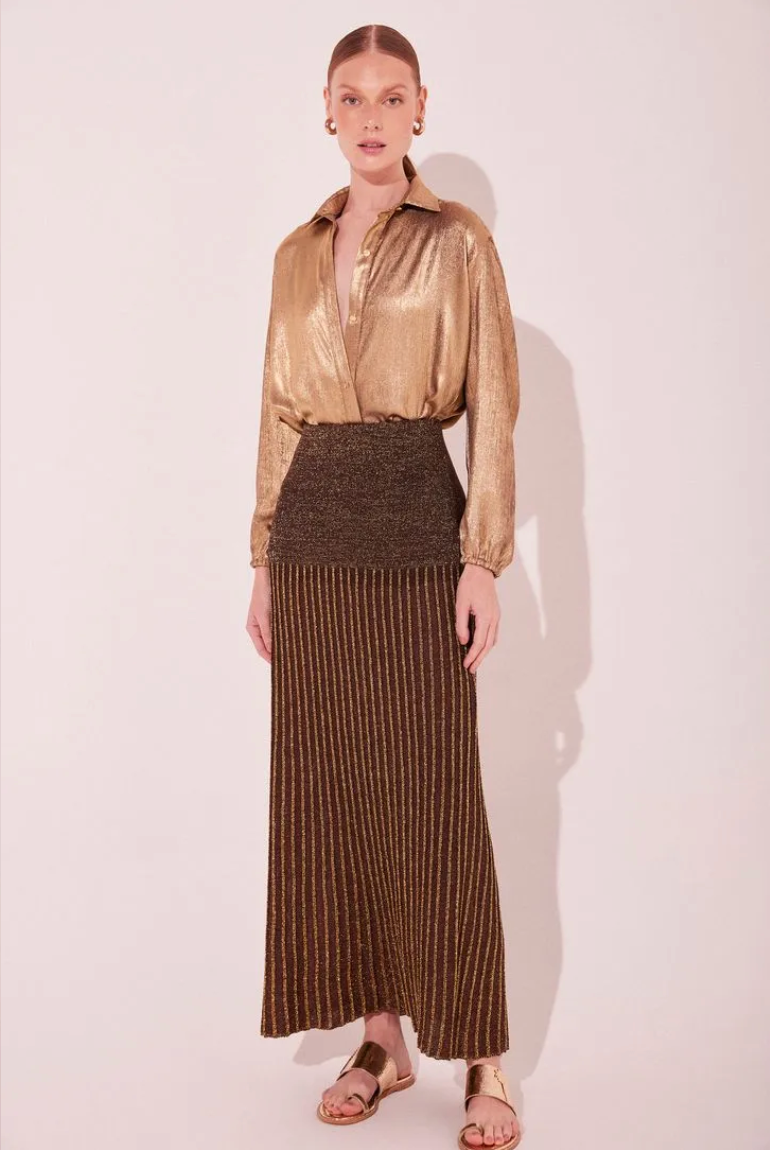 SAIA MIDI RELUZ DOURADO