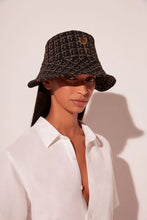 Load image into Gallery viewer, CHAPEU ABA MEDIA TWEED NOITE
