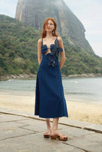 Load image into Gallery viewer, VESTIDO JEANS FLOR
