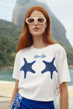 Load image into Gallery viewer, TSHIRT ESTRELA DO MAR FARM RIO OFF WHITE
