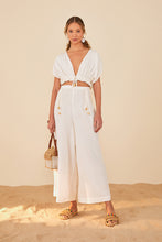 Load image into Gallery viewer, BLUSA CROPPED OFF WHITE
