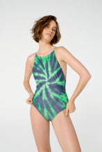 Load image into Gallery viewer, GREEN TIE DYE ONE PIECE
