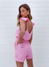 Load image into Gallery viewer, LACE PINK SHORTS
