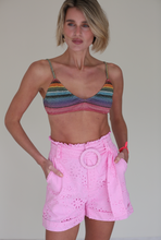 Load image into Gallery viewer, LACE PINK SHORTS
