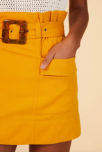 Load image into Gallery viewer, LINEN MIDI SKIRT
