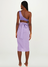 Load image into Gallery viewer, PURPLE PAREO SKIRT
